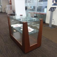 Library short display case